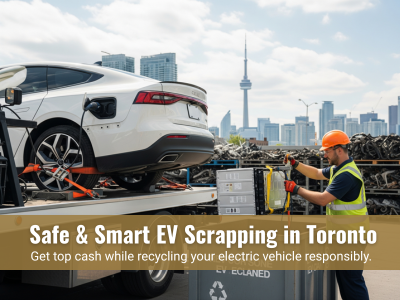 EV scrap car removal Toronto with battery recycling