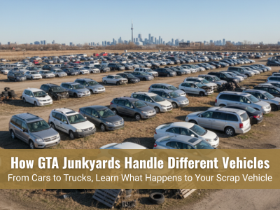 How Car Junkyards in Toronto handels your vehicles