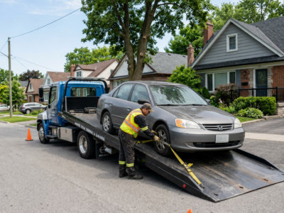 free towing for scrap car removal in North York