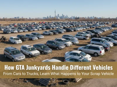 How Car Junkyards in Toronto handels your vehicles
